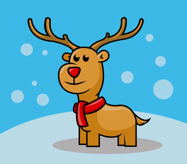 Rudolph hjortar — Stock vektor