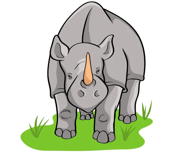 Rhino. — Vector de stock