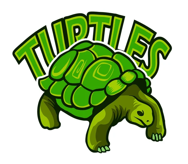 Logo Tortugas — Vector de stock