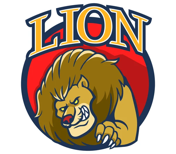 León Mascot2 — Archivo Imágenes Vectoriales