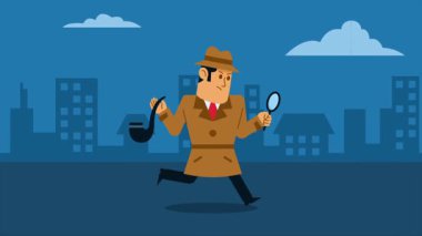 Suç gizemini ortaya çıkarmak için yol boyunca kanıt topluyorum..