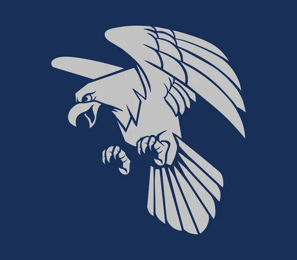 kel kartal siluet