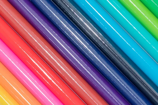 Conjunto Lápis Coloridos Perto — Fotografia de Stock