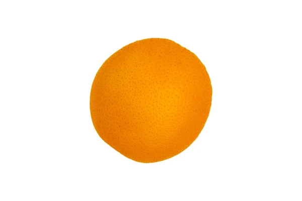 Большой Оранжевый Крупный План Белом Фоне Печати Упаковке — стоковое фото
