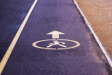 Kaldırımdaki yaya bölgesi indeksi