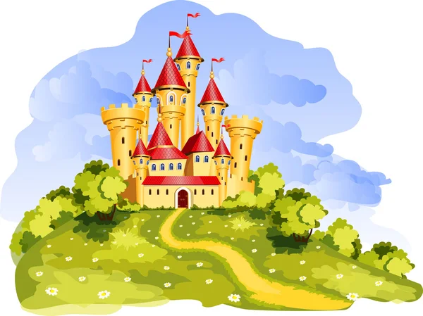 Tale castle — Stock Vector