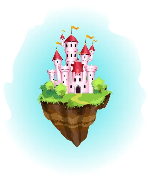 Magic Princess Castle . — стоковый вектор