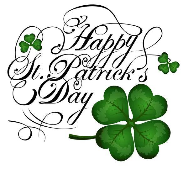 Feliz dia de St. Patricks . — Vetor de Stock