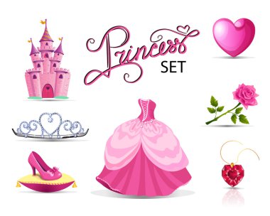 Pembe priness seti.