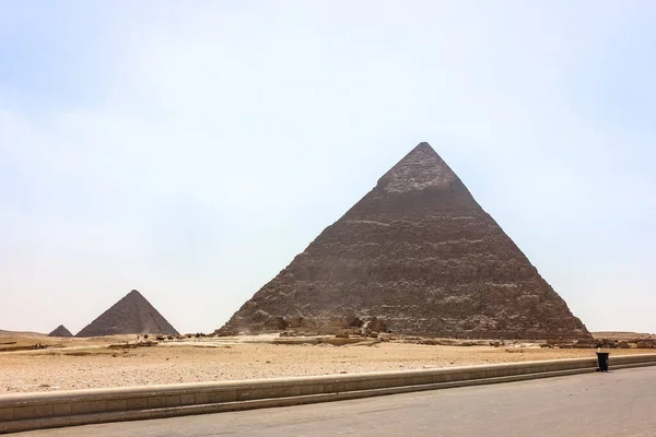 Egypte Giza Woestijn Van Het Oude Cairo Excursie — Stockfoto