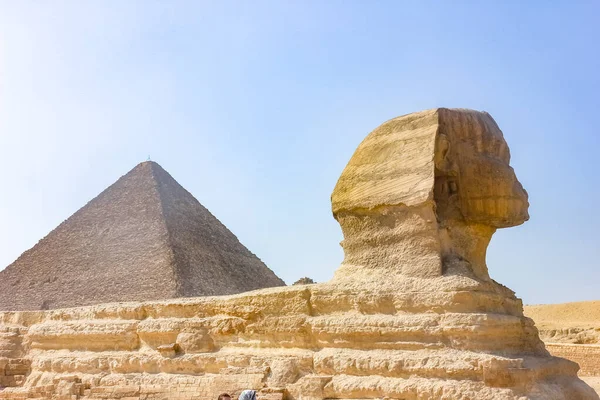 Egypte Giza Woestijn Van Het Oude Cairo Excursie — Stockfoto