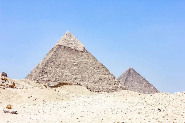 Egypte Giza Woestijn Van Het Oude Cairo Excursie — Stockfoto