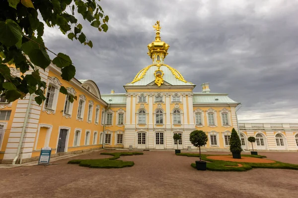 Russia Petersburg Church Peter Paul Great Peterhof Palace Summer Season — Stock Photo, Image