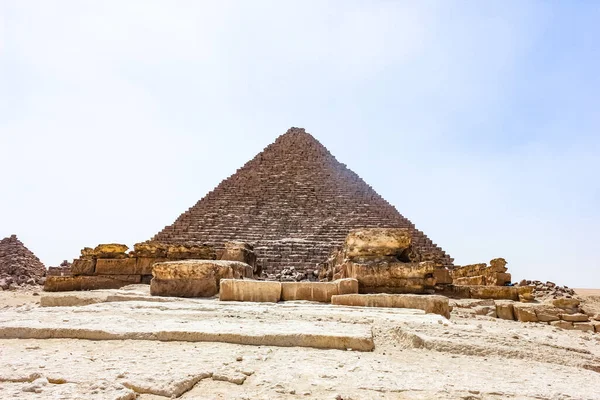 Egypten Giza Öknen Vid Det Gamla Kairo Utflykt — Stockfoto