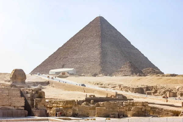 Egypten Giza Öknen Vid Det Gamla Kairo Utflykt — Stockfoto