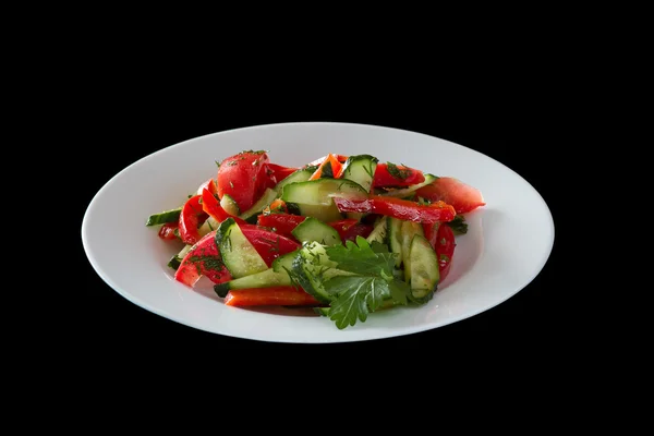 Salade aux tomates et concombres — Photo