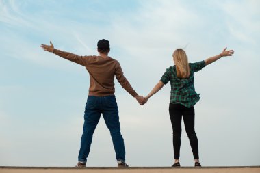 Genç Romantik Çift