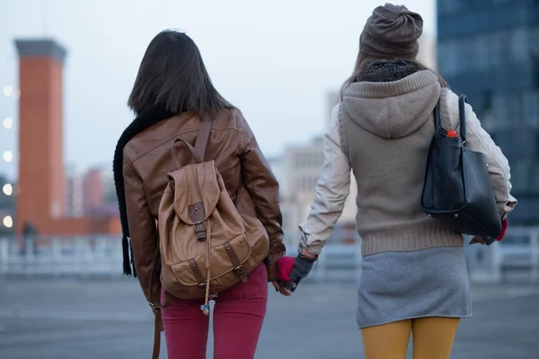 Eleganti amiche donne — Foto Stock