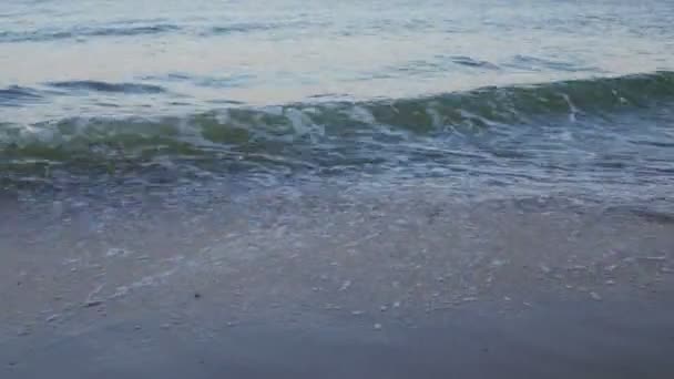 Sea waves close up — Stock Video