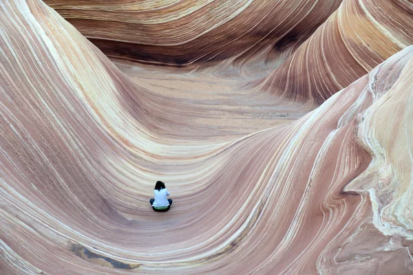 A onda, Paria Canyon, Arizona — Fotografia de Stock