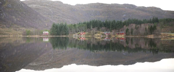 Норвезька-фіорд — стокове фото