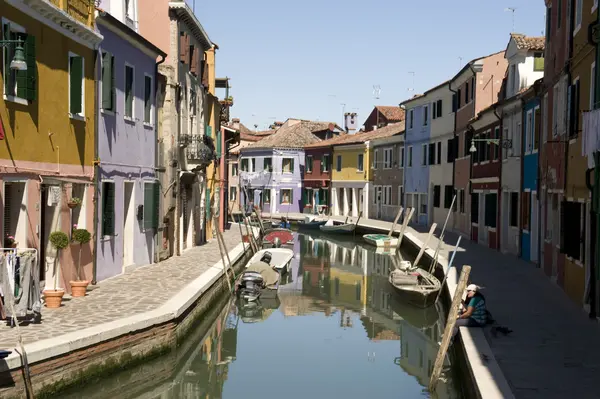 Burano eiland — Stockfoto