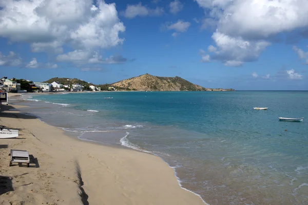 Grand case plaży, st martin, Karaiby — Zdjęcie stockowe