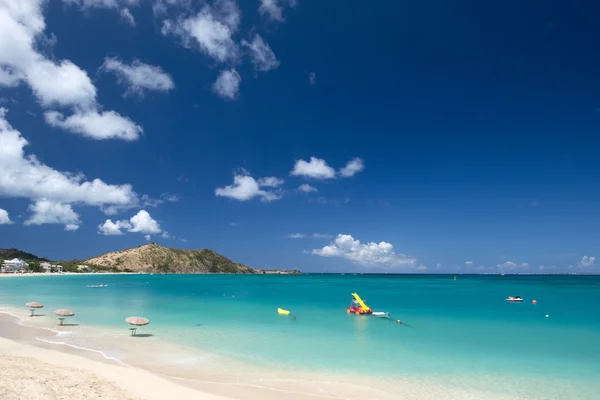 Grand case beach, st martin, Karib-tenger — Stock Fotó