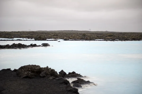 Hot volcanic water in Iceland — Stock Photo, Image