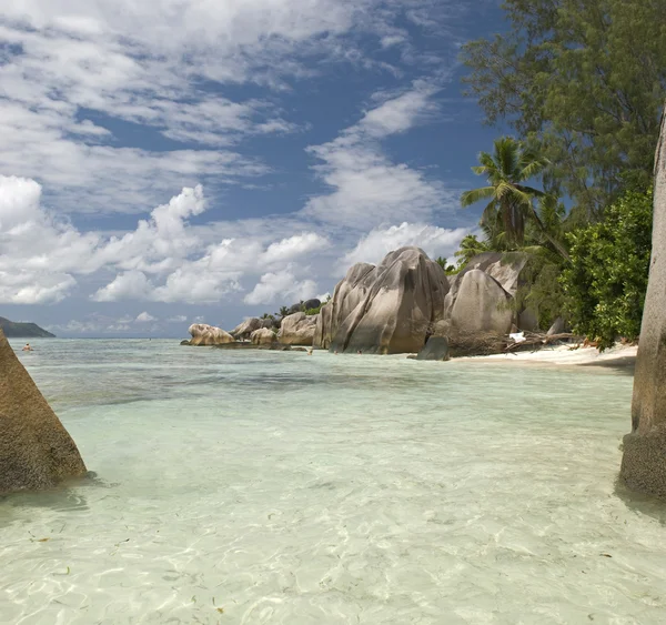 Fonte Anse d 'Argent — Fotografia de Stock