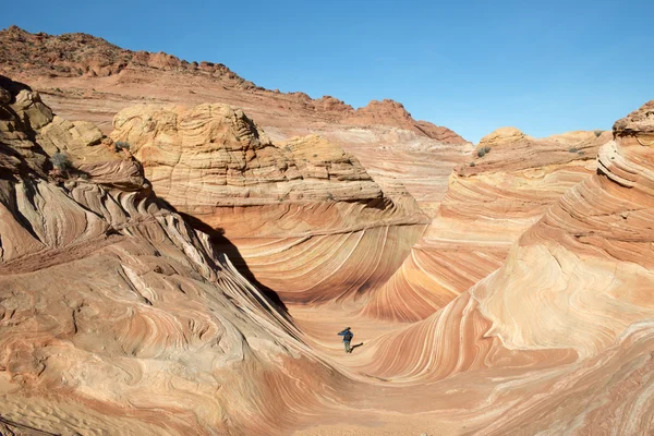 A Paria Canyon, falésias vermelhão, Arizona — Fotografia de Stock