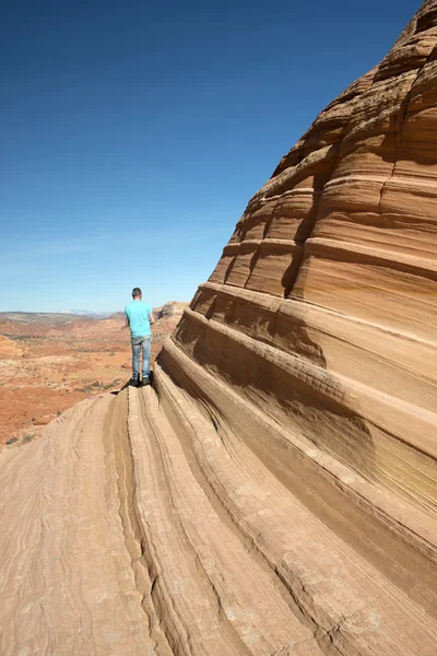 A Paria Canyon, falésias vermelhão, Arizona — Fotografia de Stock