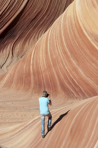 A Paria Canyon, falésias vermelhão, Arizona — Fotografia de Stock