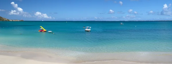 Grand Case beach in St. Martin in the Caribbean — Stock Photo, Image