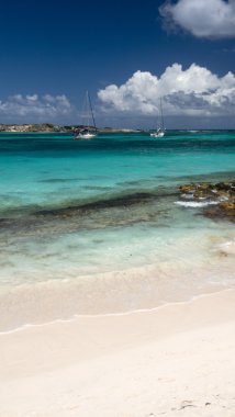 Orient Bay beach Karayipler'de St. Martin