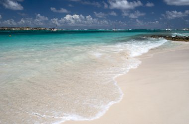 Orient Bay beach Karayipler'de St. Martin