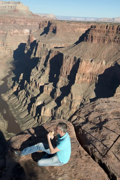 Toroweap Visão geral, ponto de vista dentro do Grand Canyon National Pa — Fotografia de Stock