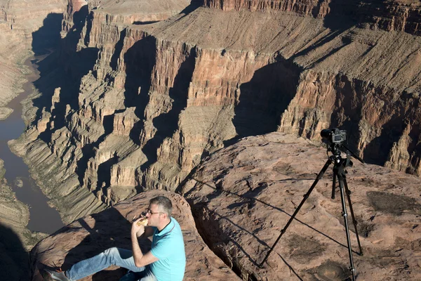 Toroweap Visão geral, ponto de vista dentro do Grand Canyon National Pa — Fotografia de Stock