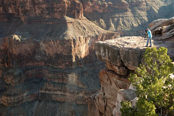 Toroweap Visão geral, ponto de vista dentro do Grand Canyon National Pa — Fotografia de Stock