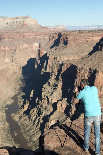 Toroweap Visão geral, ponto de vista dentro do Grand Canyon National Pa — Fotografia de Stock