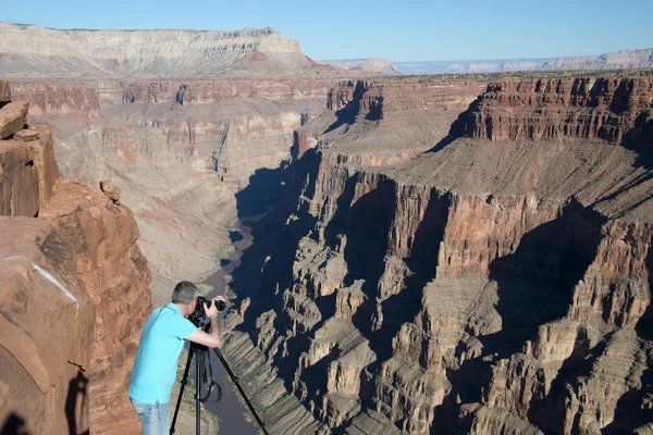 Toroweap Visão geral, ponto de vista dentro do Grand Canyon National Pa — Fotografia de Stock