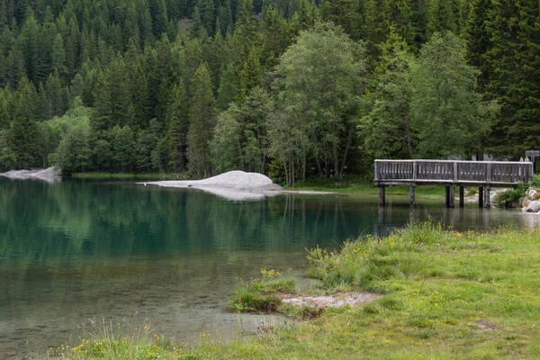 Anterselva Lake, Dolomites — Stock fotografie