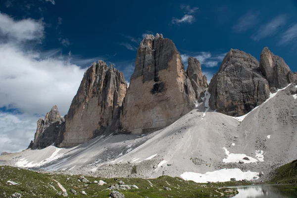 The three peaks of Lavaredo — Stock Photo, Image