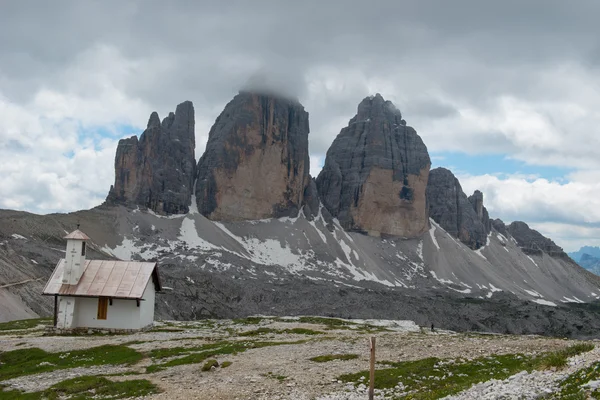 De drie toppen van Lavaredo — Stockfoto