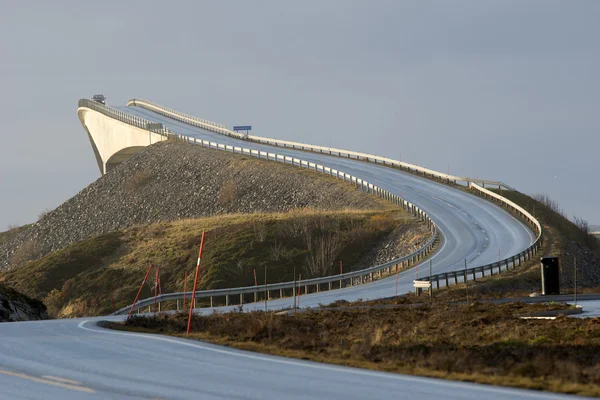 Atlantic road, slavný nornegian silniční — Stock fotografie