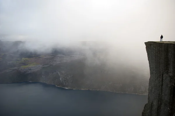 Preikestolen, la roca del púlpito — Foto de Stock