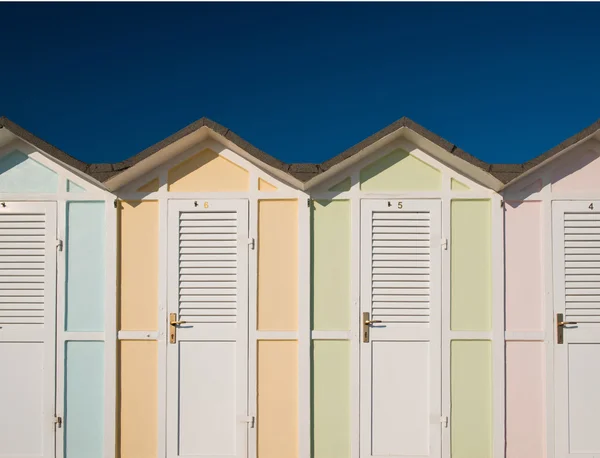 Spiaggia della cabina — Foto Stock