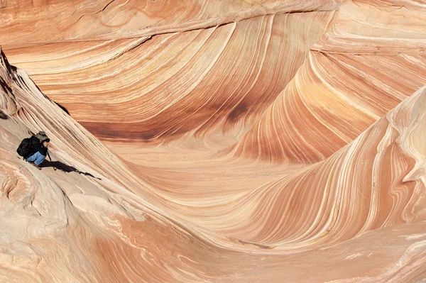 A Paria Canyon, falésias vermelhão, Arizona — Fotografia de Stock