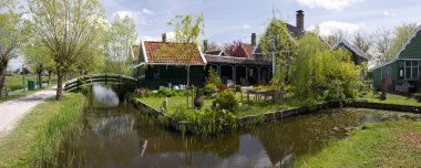 Zaanse Schans'a kasaba, Hollanda