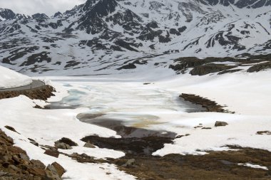 Gavia Pass, Dolomites, Alpler, İtalya